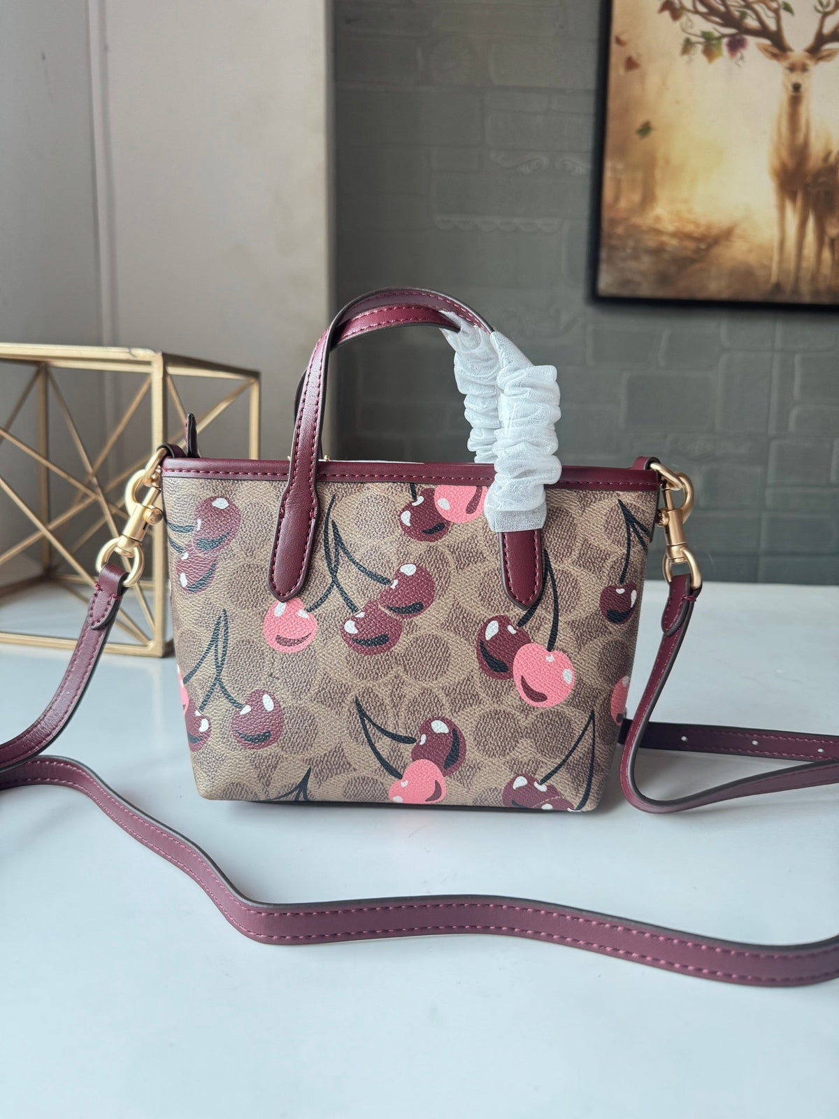 Cherry City Mini Tote Bag