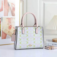 White & Lime Green