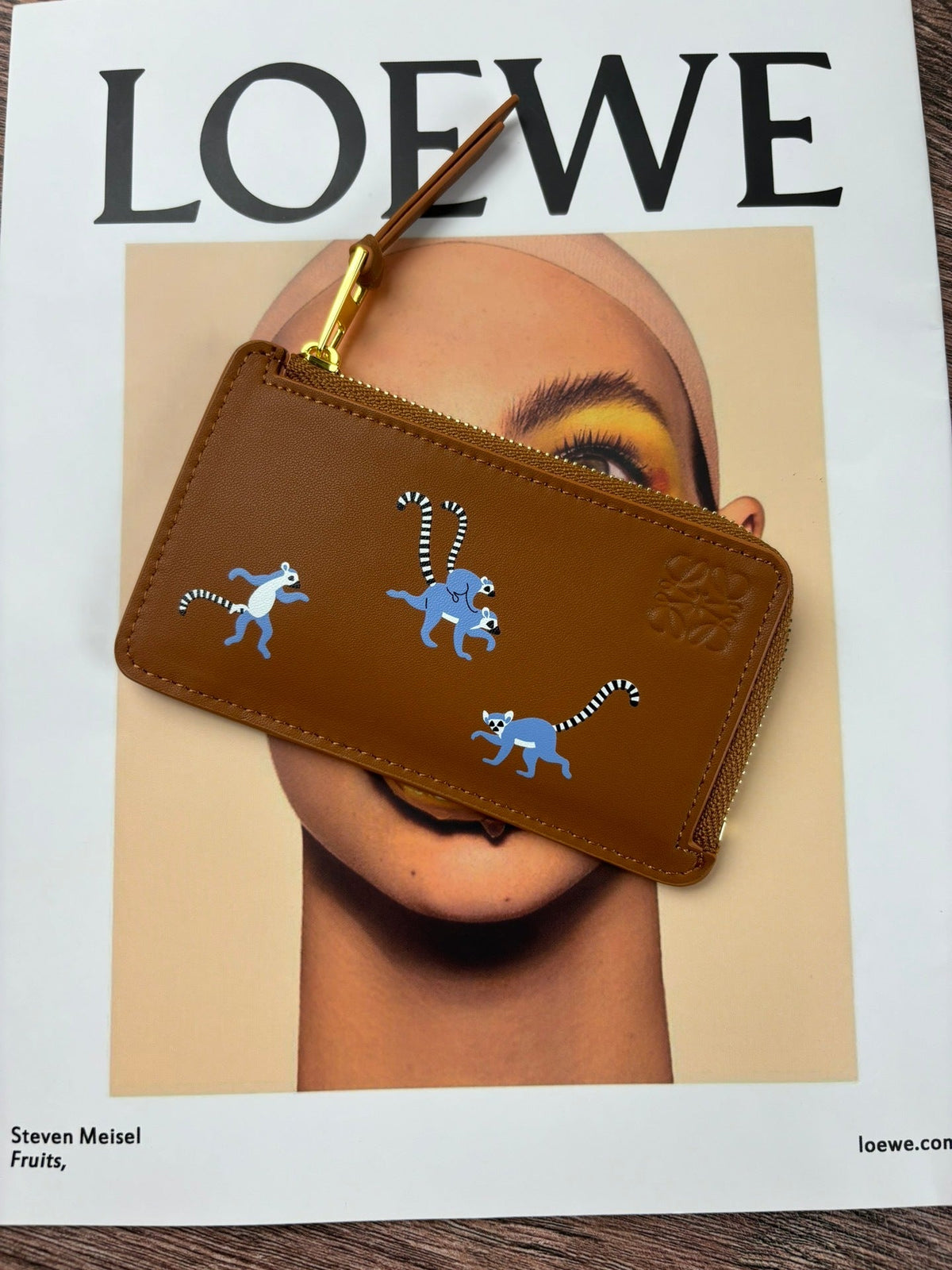 Lemur Animal Card Holder