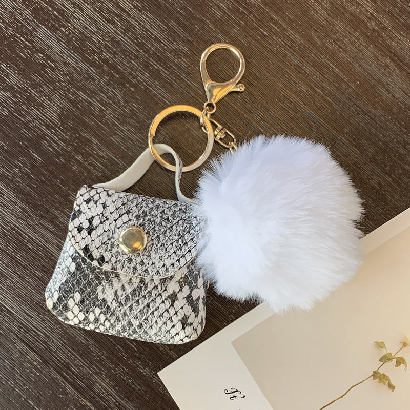 Ins Internet Celebrity Fur Ball Keychain Bag Ornaments